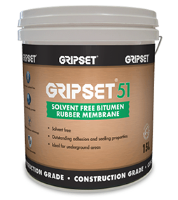 Gripset 51 Solvent free bitumen membrane 15lts